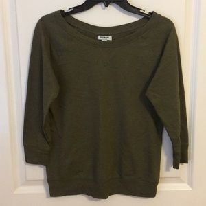 Old Navy army green quarter length sweatshirt